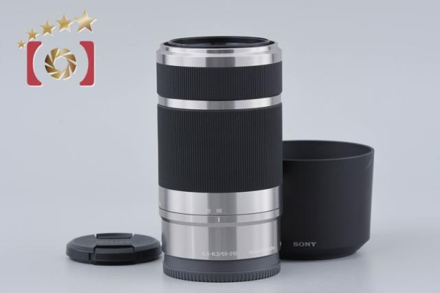 【中古】SONY ソニー E 55-210mm f/4.5-6.3 OSS SEL55210 シルバー