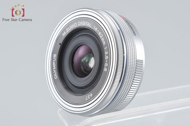 【中古】OLYMPUS オリンパス M.ZUIKO DIGITAL ED 14-42mm f/3.5-5.6 EZ シルバー_2