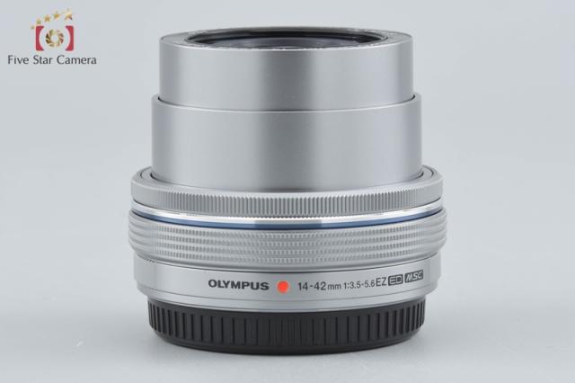【中古】OLYMPUS オリンパス M.ZUIKO DIGITAL ED 14-42mm f/3.5-5.6 EZ シルバー_6