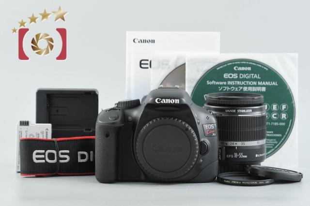 【中古】Canon キヤノン EOS Kiss X4 EF-S 18-55 IS レンズキット