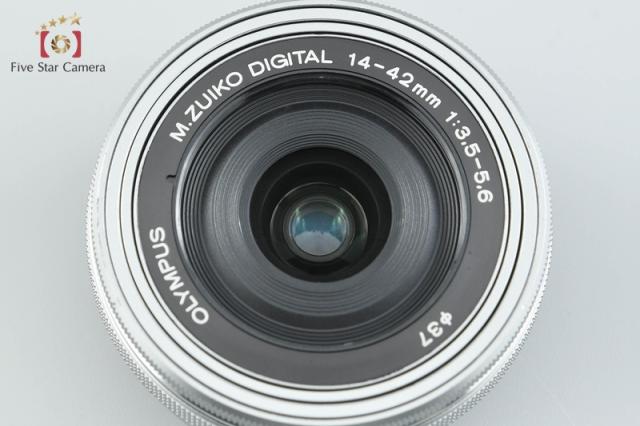 【中古】OLYMPUS オリンパス M.ZUIKO DIGITAL ED 14-42mm f/3.5-5.6 EZ シルバー_1