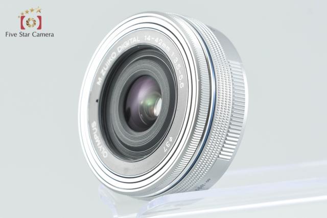 【中古】OLYMPUS オリンパス M.ZUIKO DIGITAL ED 14-42mm f/3.5-5.6 EZ シルバー_2