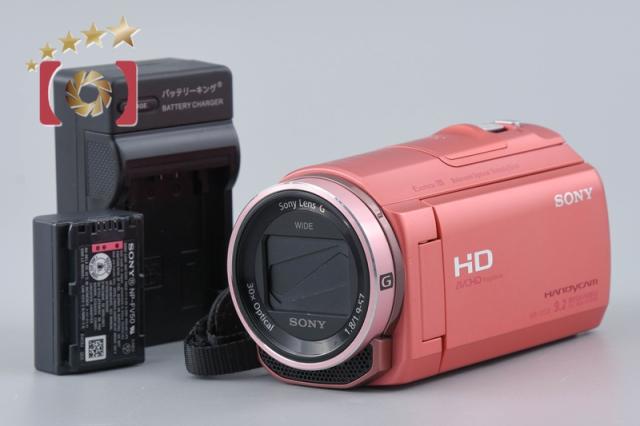 【中古】SONY ソニー HANDYCAM HDR-CX535 ピンク デジタルビデオカメラ
