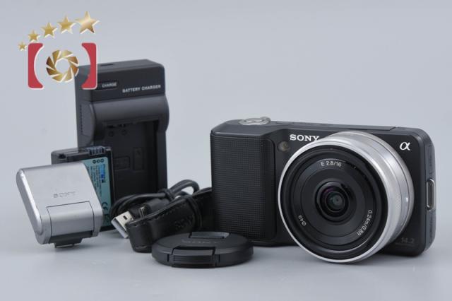 【中古】SONY ソニー α NEX-3 薄型広角レンズキット ブラック