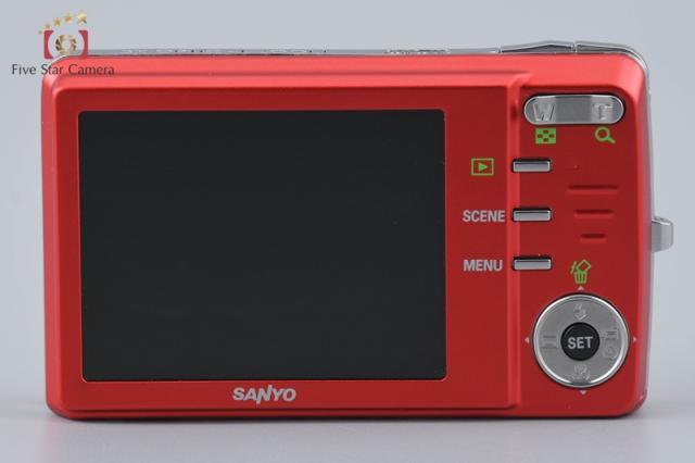 【中古】SANYO 三洋電機 DSC-X1260 レッド コンパクトデジタルカメラ_2