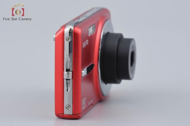 【中古】SANYO 三洋電機 DSC-X1260 レッド コンパクトデジタルカメラ_4