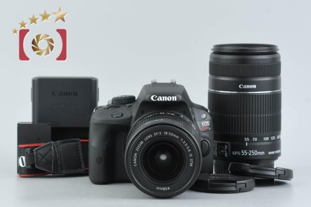 【中古】Canon キヤノン EOS Kiss X7 ダブルズームキット ブラック