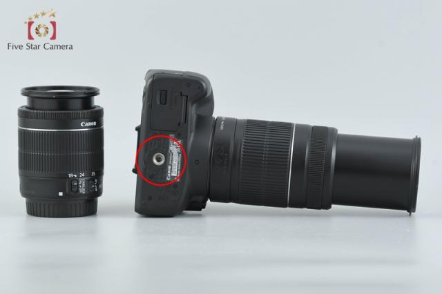 【中古】Canon キヤノン EOS Kiss X7 ダブルズームキット ブラック_6