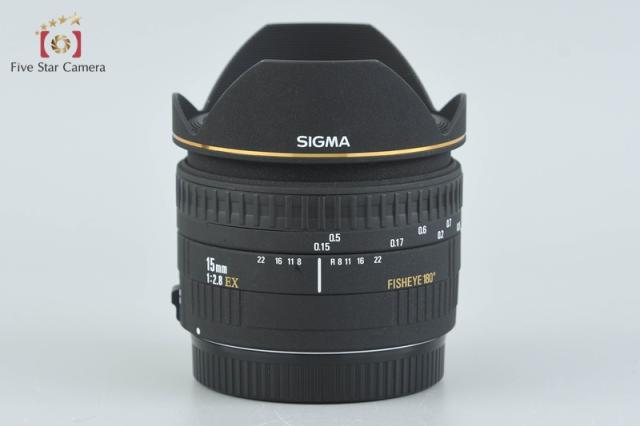 【中古】SIGMA シグマ 15mm f/2.8 EX FISHEYE キヤノン用_6