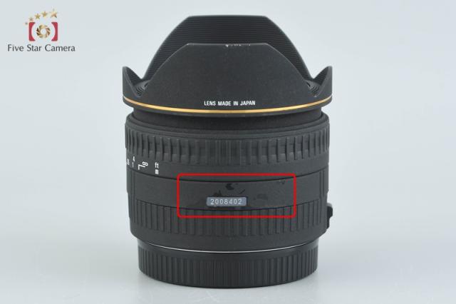 【中古】SIGMA シグマ 15mm f/2.8 EX FISHEYE キヤノン用_8