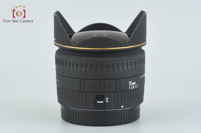 【中古】SIGMA シグマ 15mm f/2.8 EX FISHEYE キヤノン用_9