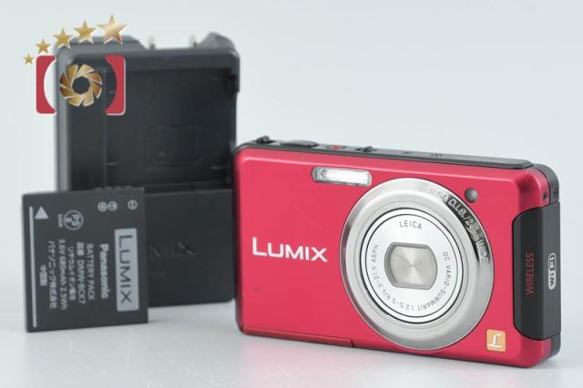 【中古】Panasonic パナソニック LUMIX DMC-FX90 レッド コンパクトデジタルカメラ
