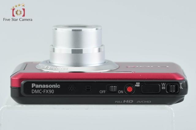 【中古】Panasonic パナソニック LUMIX DMC-FX90 レッド コンパクトデジタルカメラ_5