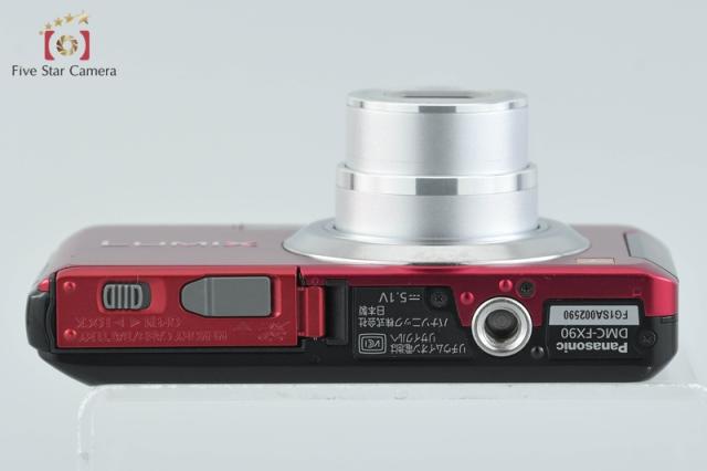 【中古】Panasonic パナソニック LUMIX DMC-FX90 レッド コンパクトデジタルカメラ_6