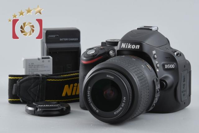 【中古】Nikon ニコン D5100 18-55 VR レンズキット シャッター回数僅少