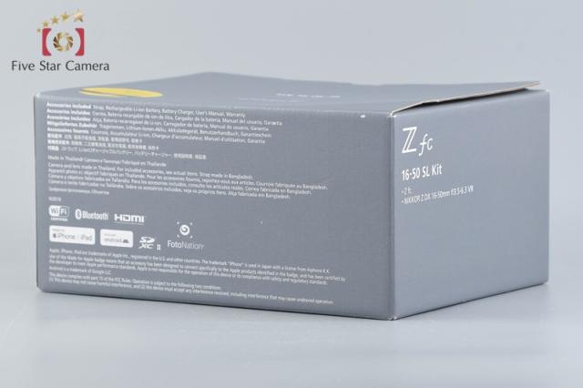 【中古】Nikon ニコン Z fc 16-50 VR レンズキット シルバー シャッター回数僅少 元箱付き_12