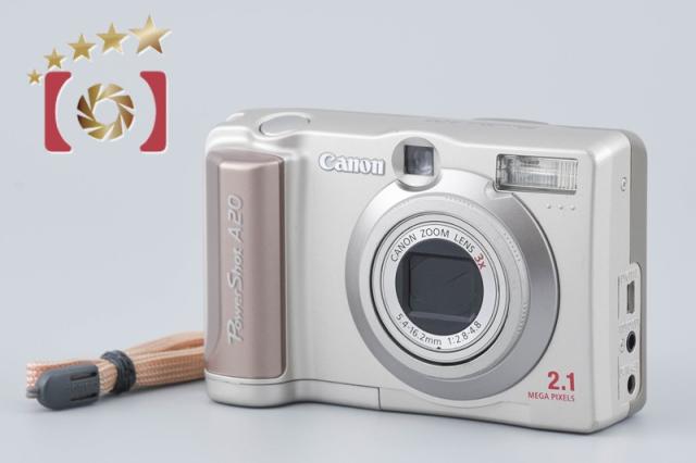 【中古】Canon キヤノン PowerShot A20 コンパクトデジタルカメラ