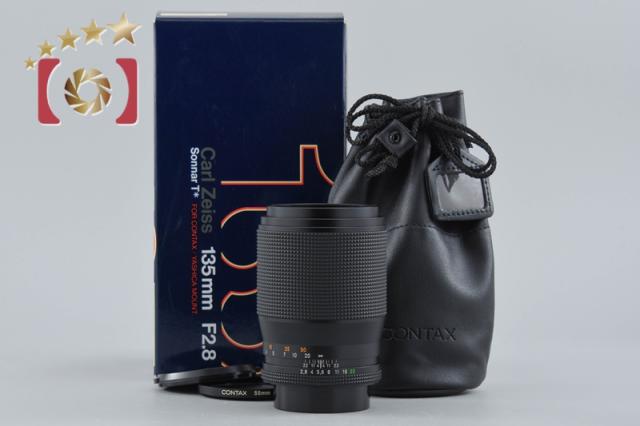 【中古】CONTAX コンタックス Carl Zeiss Sonnar 135mm f/2.8 T* MMJ 元箱付き