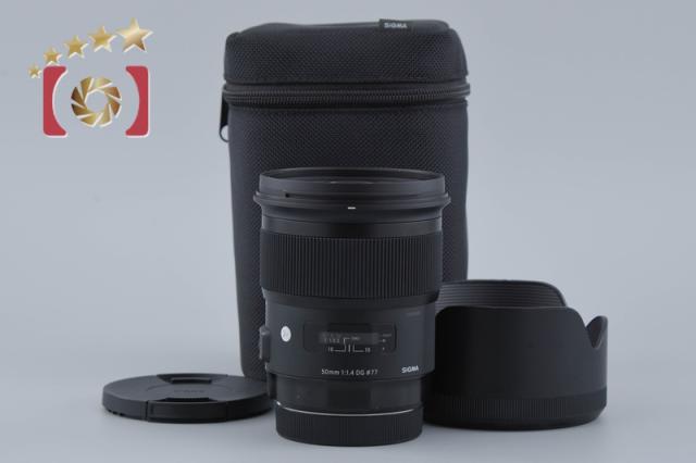 【中古】SIGMA シグマ Art 50mm f/1.4 DG キヤノン用