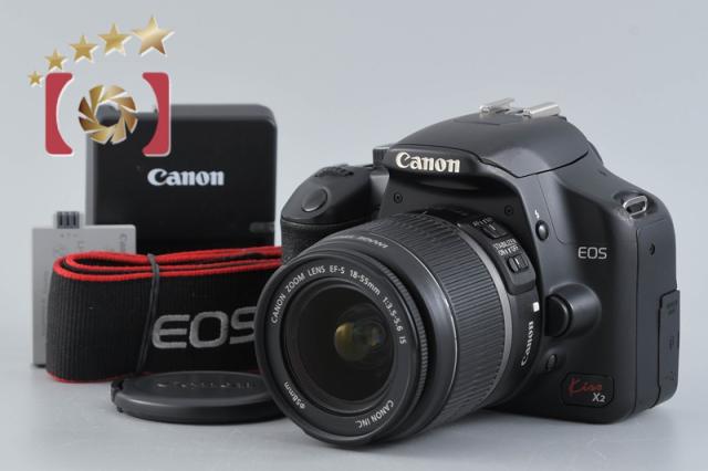 【中古】Canon キヤノン EOS Kiss X2 レンズキット シャッター回数僅少