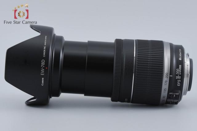 【中古】Canon キヤノン EF-S 18-200mm f/3.5-5.6 IS_6