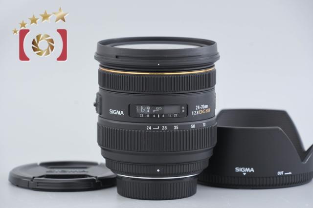 【中古】SIGMA シグマ 24-70mm f/2.8 EX DG HSM ニコン用
