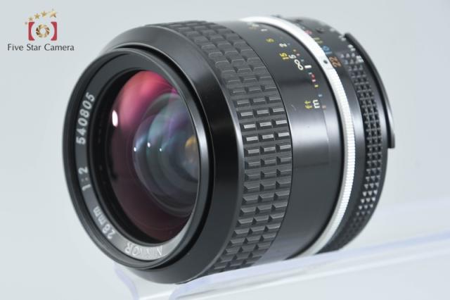 【中古】Nikon ニコン Ai NIKKOR 28mm f/2 爪無し_2