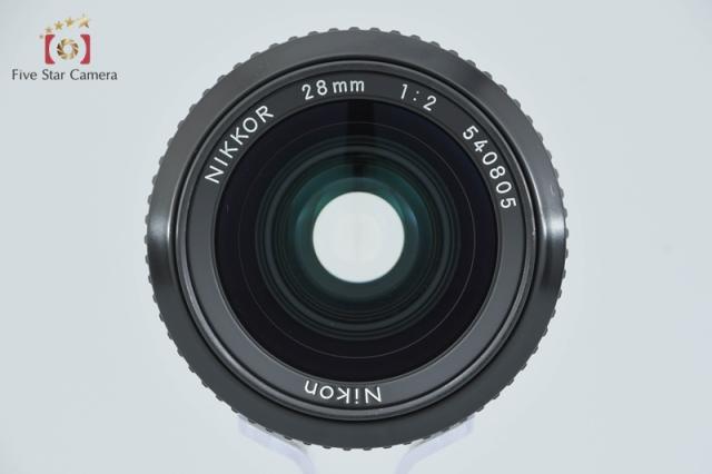 【中古】Nikon ニコン Ai NIKKOR 28mm f/2 爪無し_4