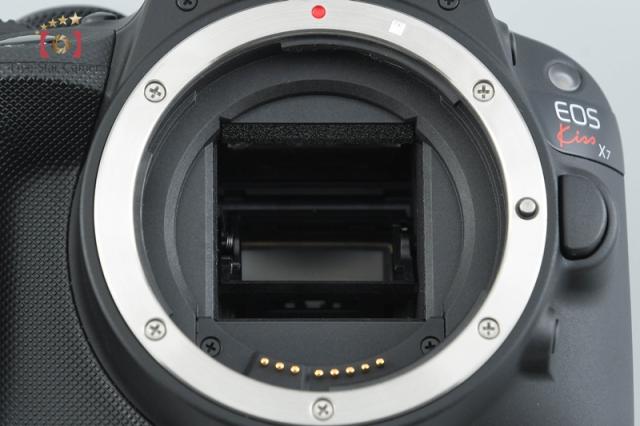 【中古】Canon キヤノン EOS Kiss X7 EF-S 18-55mm IS STM レンズキット ブラック シャッター回数僅少_7