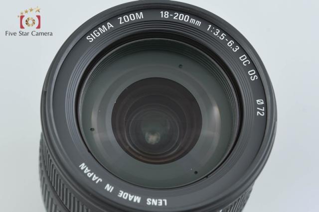 【中古】SIGMA シグマ 18-200mm f/3.5-6.3 DC OS キヤノン用 元箱付き_1