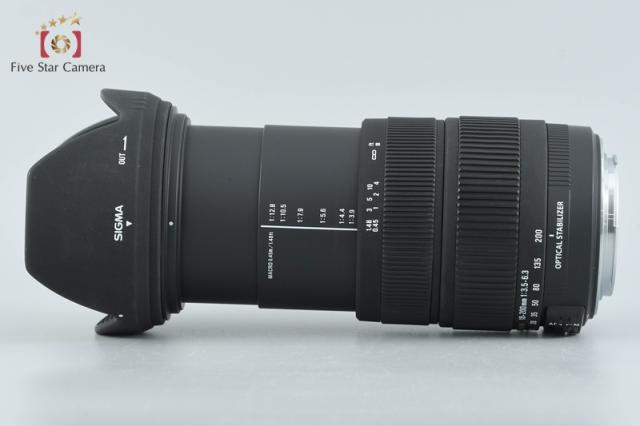 【中古】SIGMA シグマ 18-200mm f/3.5-6.3 DC OS キヤノン用 元箱付き_6