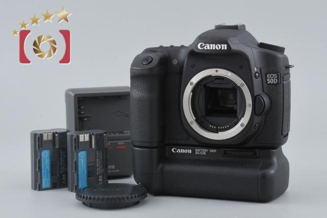 【中古】Canon キヤノン EOS 50D + BG-E2N バッテリーグリップ