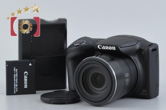 【中古】Canon キヤノン PowerShot SX410 IS ブラック コンパクトデジタルカメラ