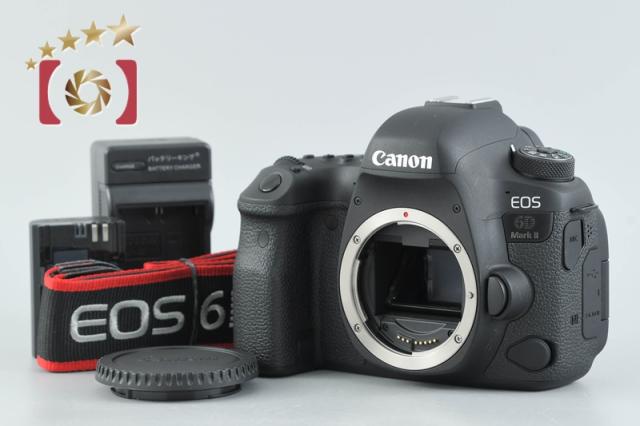 【中古】Canon キヤノン EOS 6D Mark II デジタル一眼レフカメラ シャッター回数僅少