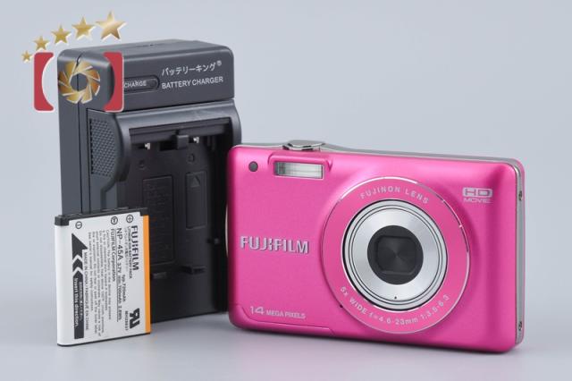【中古】FUJIFILM 富士フイルム FINEPIX JX500 ピンク コンパクトデジタルカメラ