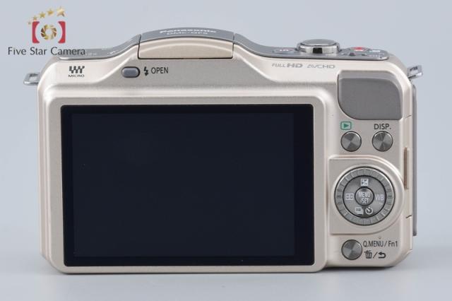 【中古】Panasonic パナソニック LUMIX DMC-GF5 シャンパンゴールド ミラーレス一眼カメラ シャッター回数僅少_2