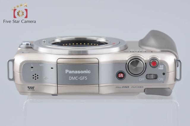 【中古】Panasonic パナソニック LUMIX DMC-GF5 シャンパンゴールド ミラーレス一眼カメラ シャッター回数僅少_5