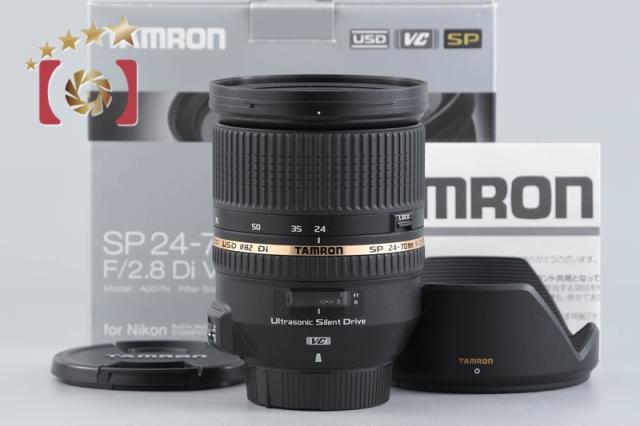【中古】TAMRON タムロン A007 SP 24-70mm f/2.8 Di VC USD ニコン用 元箱付き