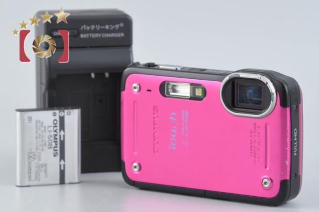 【中古】OLYMPUS オリンパス TOUGH TG-620 ピンク コンパクトデジタルカメラ