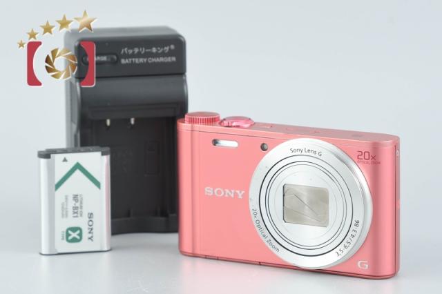 【中古】SONY ソニー Cyber-shot DSC-WX350 ピンク コンパクトデジタルカメラ 多言語対応