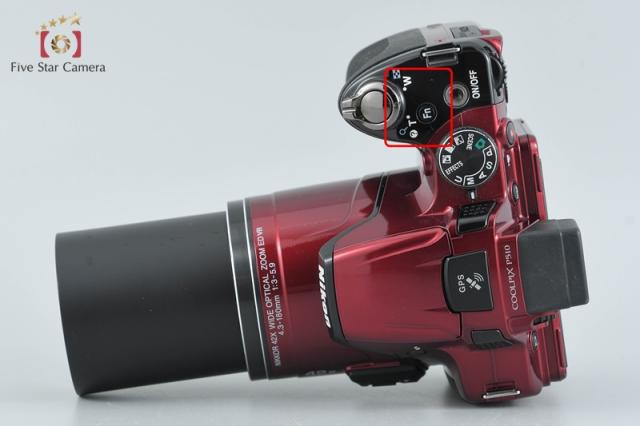 【中古】Nikon ニコン COOLPIX P510 レッド コンパクトデジタルカメラ_5