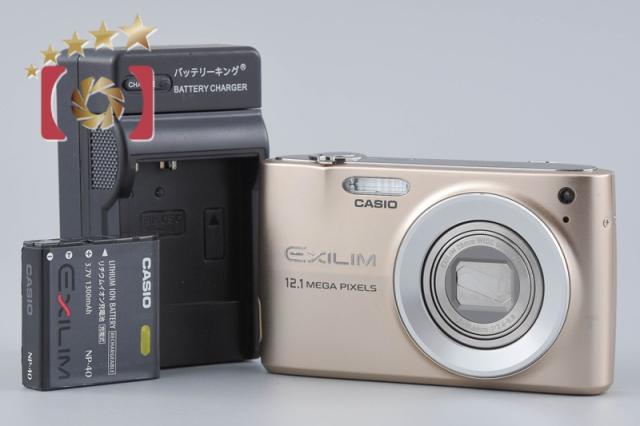 【中古】CASIO カシオ EXILIM EX-Z400 ゴールド コンパクトデジタルカメラ