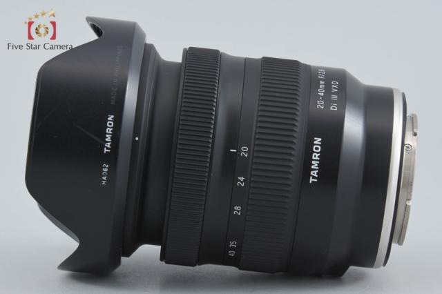 【中古】TAMRON タムロン A062 20-40mm f/2.8 Di III VXD ソニーEマウント用_6