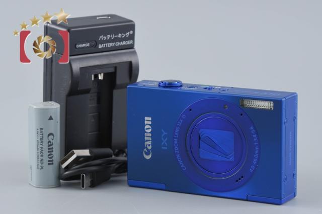 【中古】Canon キヤノン IXY 3 ブルー コンパクトデジタルカメラ