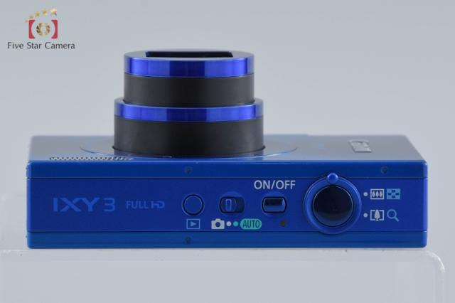 【中古】Canon キヤノン IXY 3 ブルー コンパクトデジタルカメラ_5