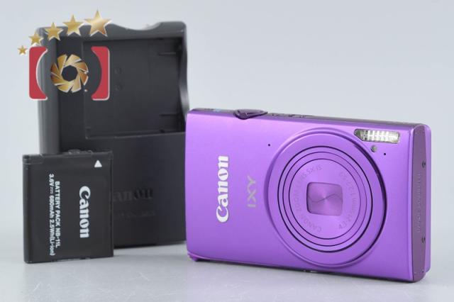 【中古】Canon キヤノン IXY 430F パープル コンパクトデジタルカメラ