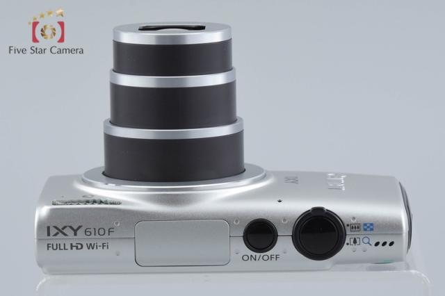 【中古】Canon キヤノン IXY 610F シルバー コンパクトデジタルカメラ 元箱付き_5