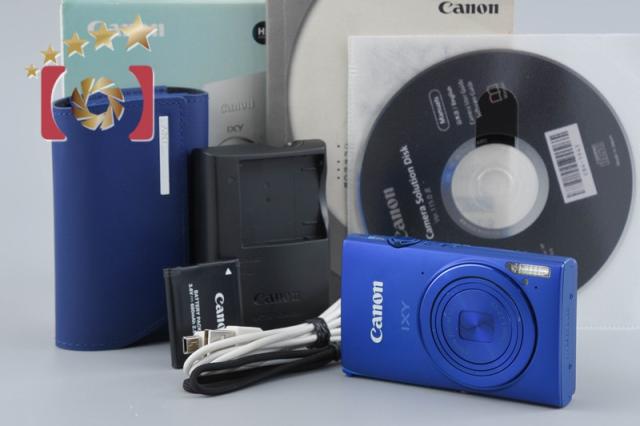 【中古】Canon キヤノン IXY 420F ブルー コンパクトデジタルカメラ 元箱付き
