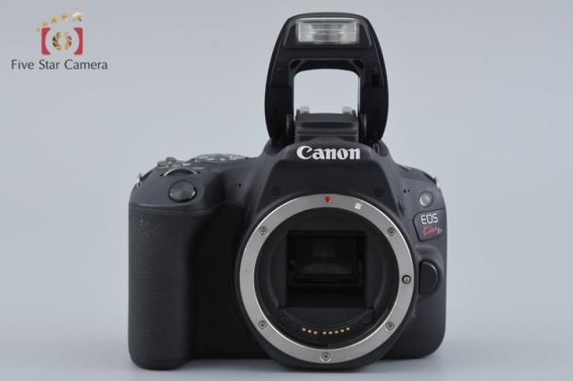 【中古】Canon キヤノン EOS Kiss X9 EF-S 18-55 IS STM 水晶体一揃いの道具 黒いこと シャッター出現率少ない