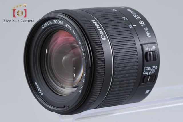 【中古】Canon キヤノン EOS Kiss X9 EF-S 18-55 IS STM 水晶体一揃いの道具 黒いこと シャッター出現率少ない